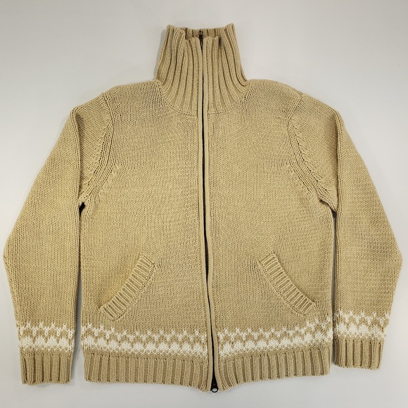 Eddie Bauer Knitted Zip Sweater - Picture 1 of 5